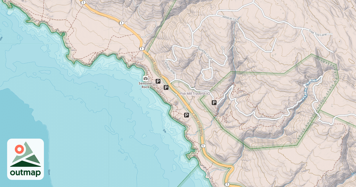 Map of Fisk Mill Traverse