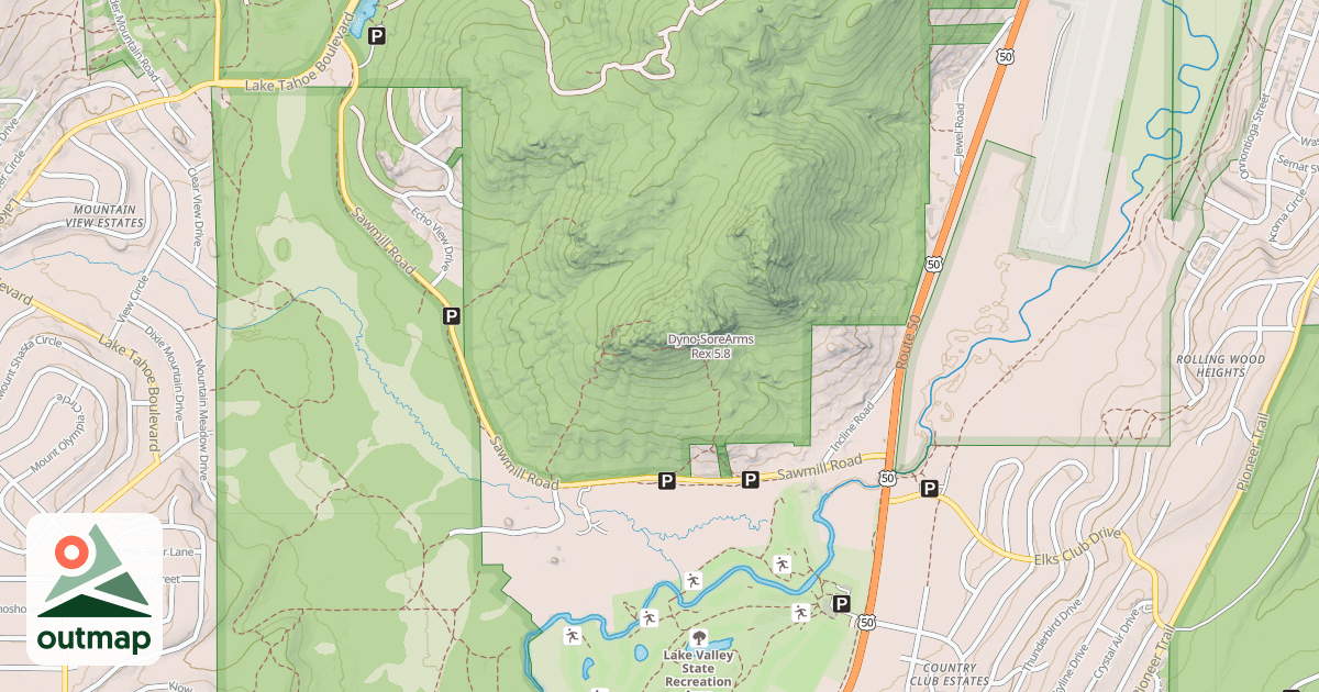 Map of Dyno-SoreArms Rex