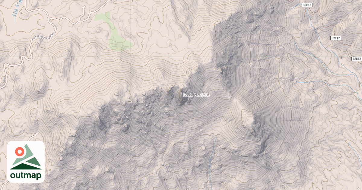 Map of Pondo Pete