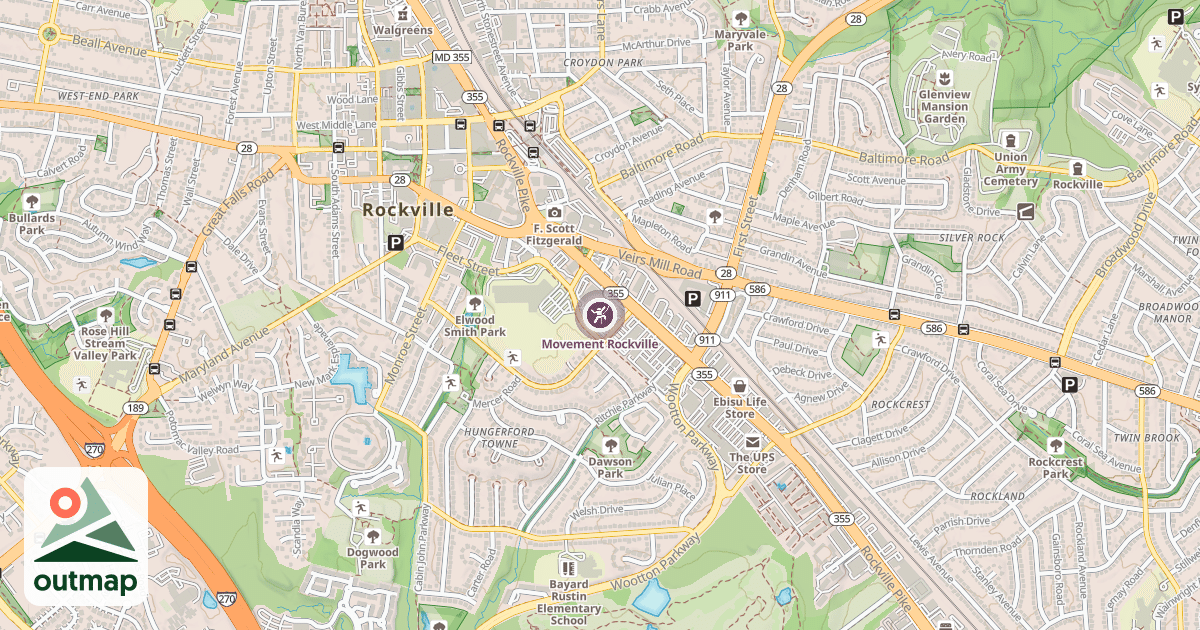 Map of Movement Rockville