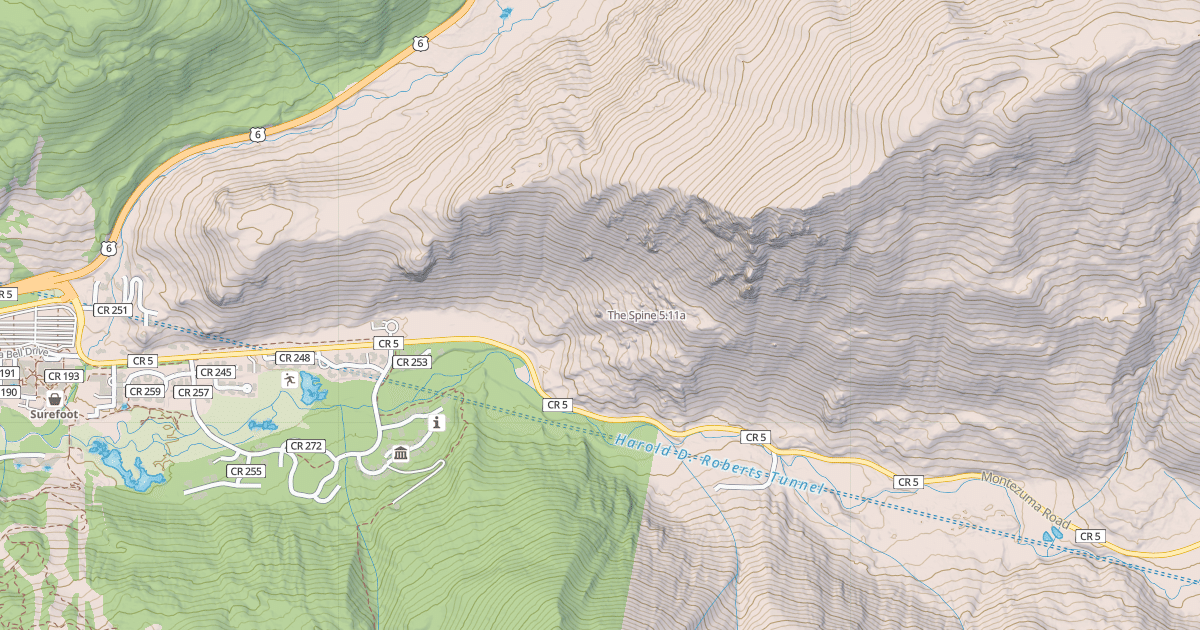 Map preview of The Spine