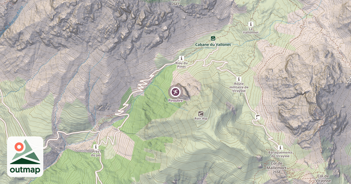 Map of Piroulire