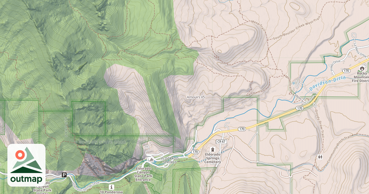 Map of Arnoux's