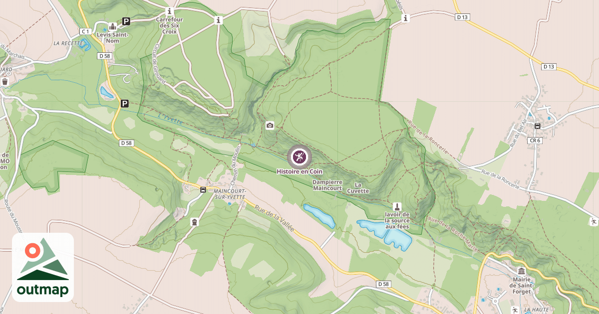Map of Histoire en Coin