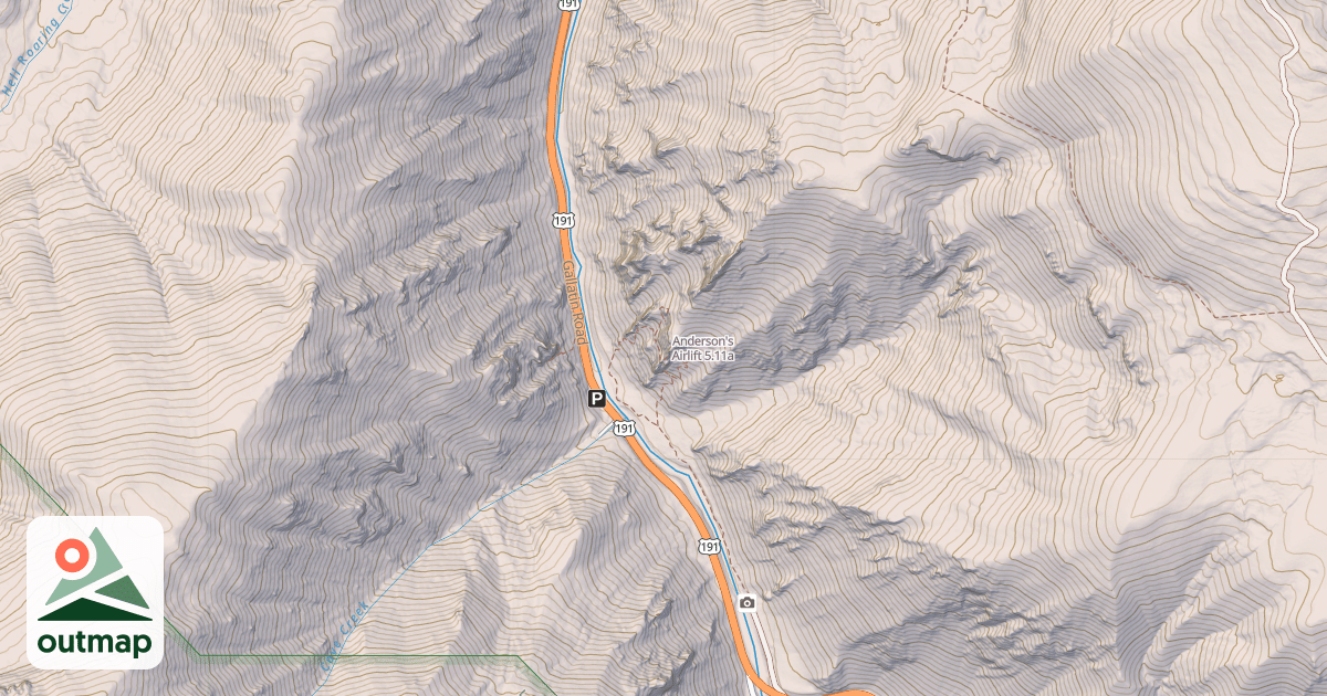 Map of Anderson's Airlift