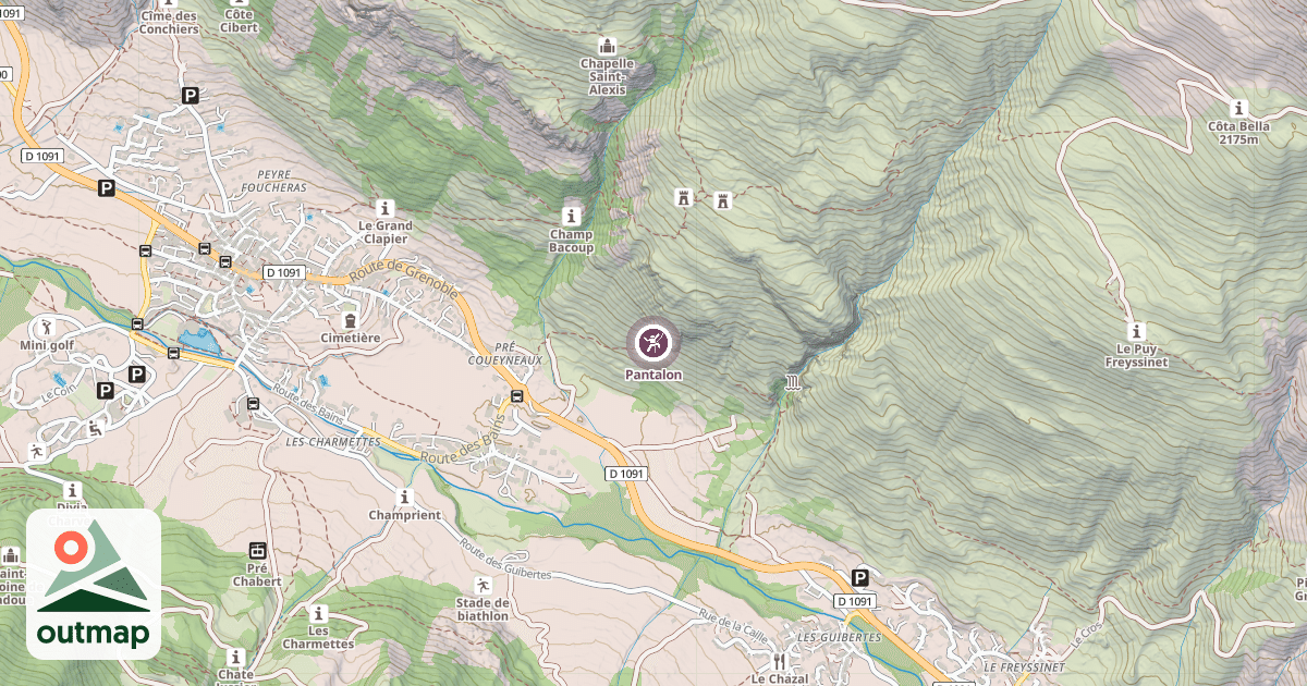 Map of Pantalon