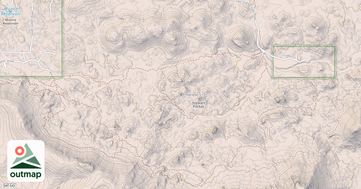 Map of El Naranjo