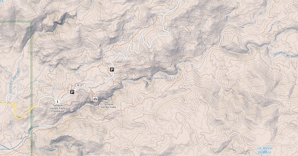 Map preview of Brokehold Mtn