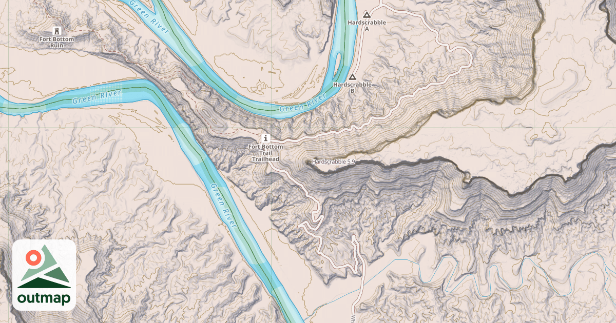 Map of Hardscrabble