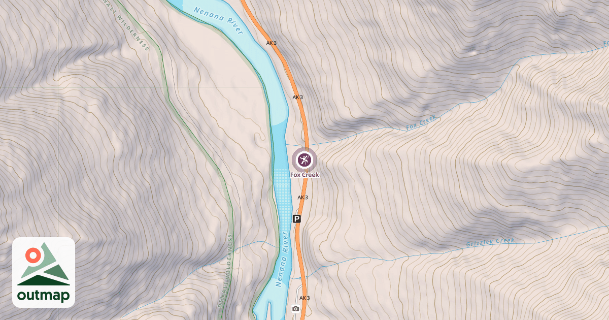 Map of Fox Creek