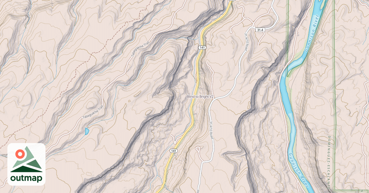 Map of Blind to Bright