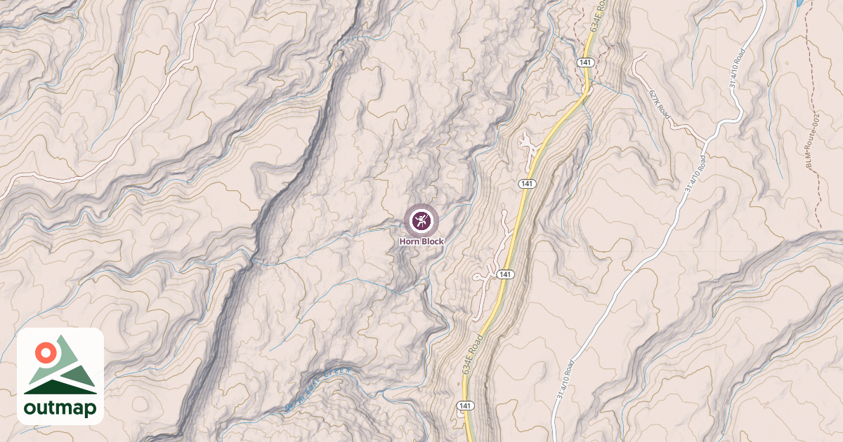 Map of Horn Block