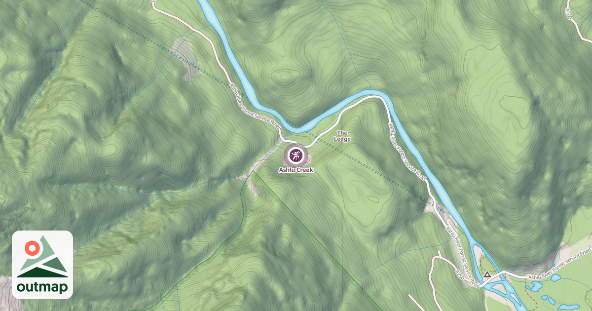 Map of Ashlu Creek