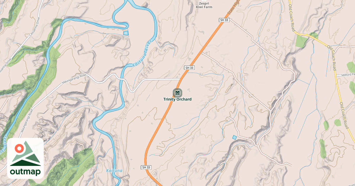 Map of Trinity Orchard