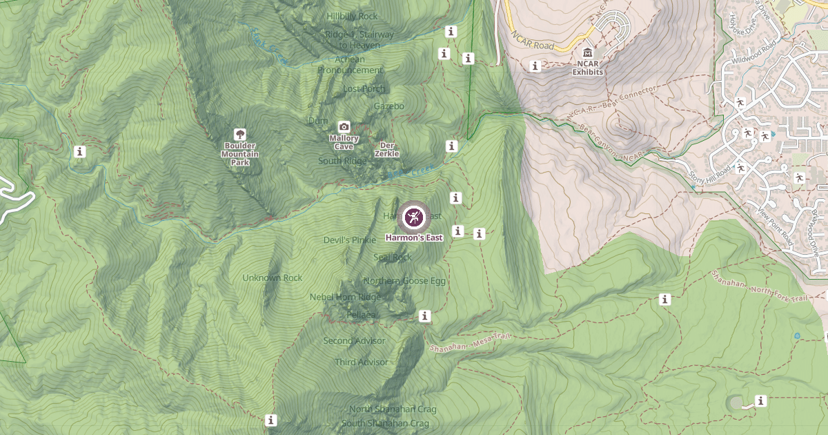 Map preview of Harmon's East