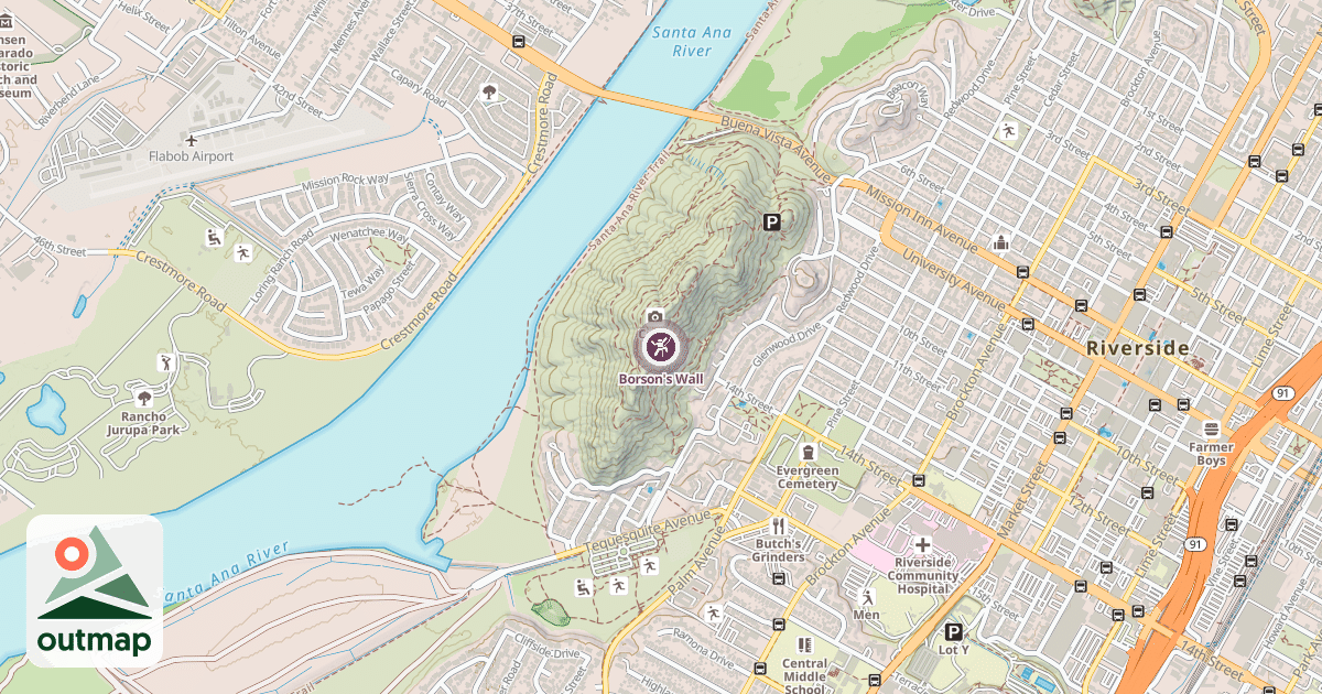 Map of Borson's Wall
