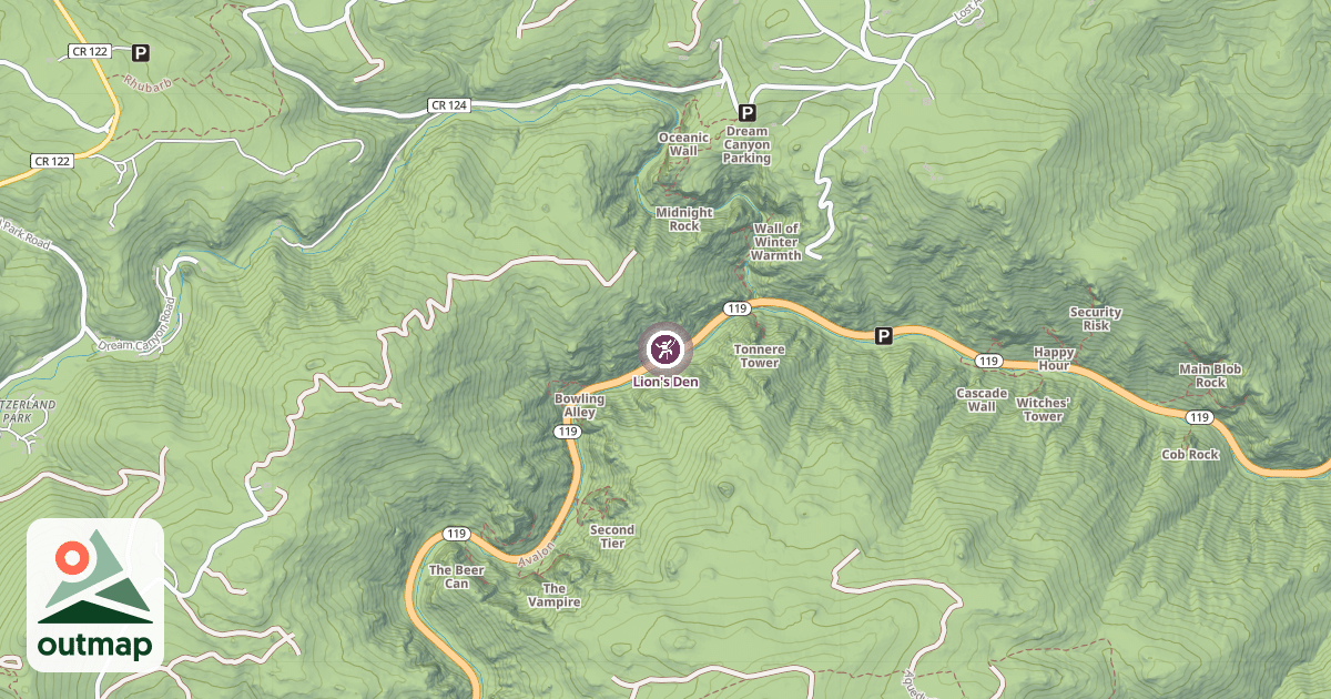 Map of Lion's Den