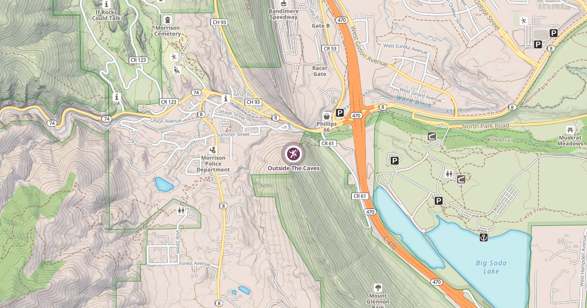 Map preview of Outside The Caves