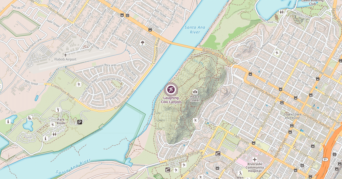 Map preview of Laughing Cow Canyon