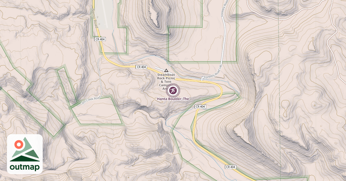 Map of Hanta Boulder, The