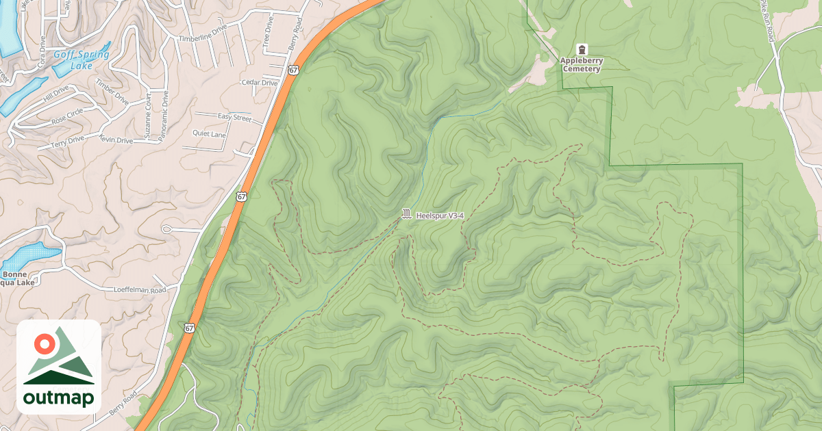 Map of Heelspur