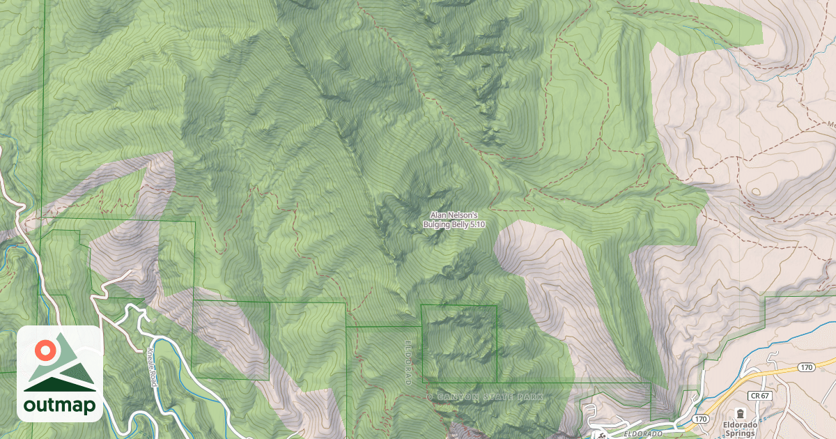 Map of Alan Nelson's Bulging Belly