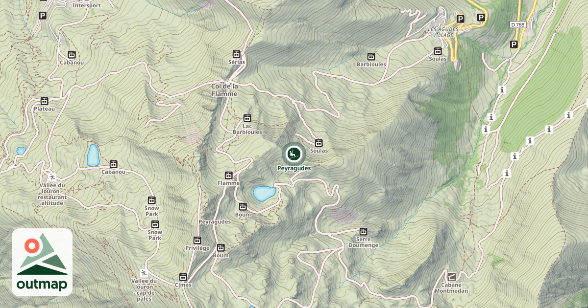 Map of Peyragudes