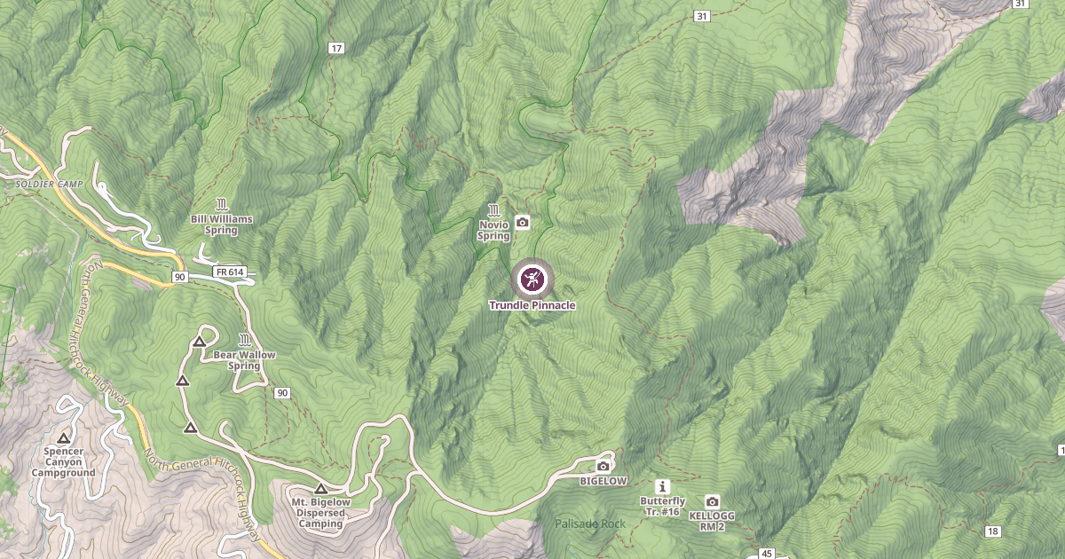 Map preview of Trundle Pinnacle