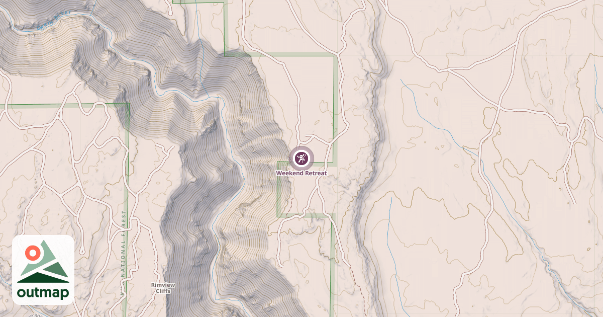 Map of Weekend Retreat