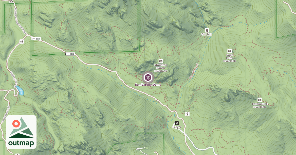 Map of Bombardier Dome