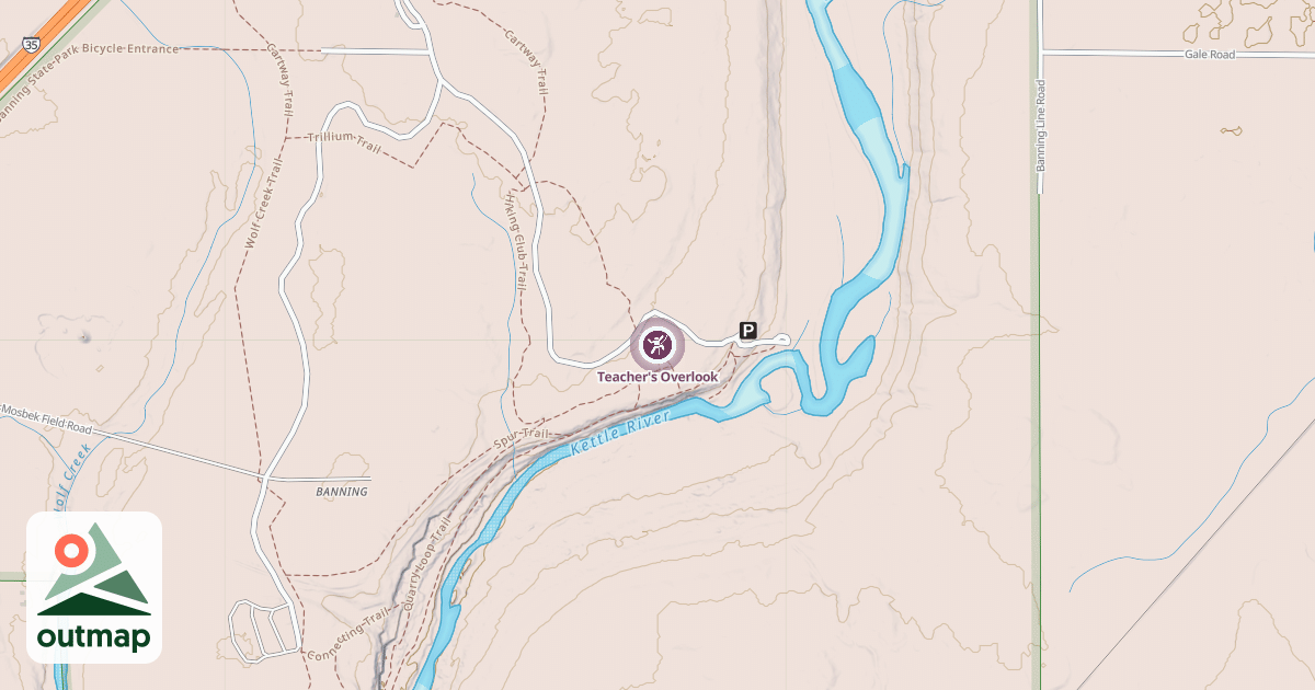 Map of Teacher's Overlook