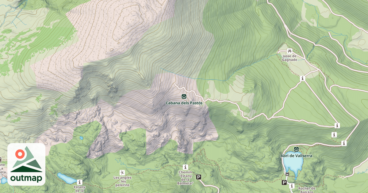 Map of Cabana dels Pastós