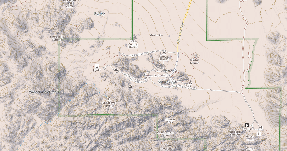 Map preview of Brown Recluse