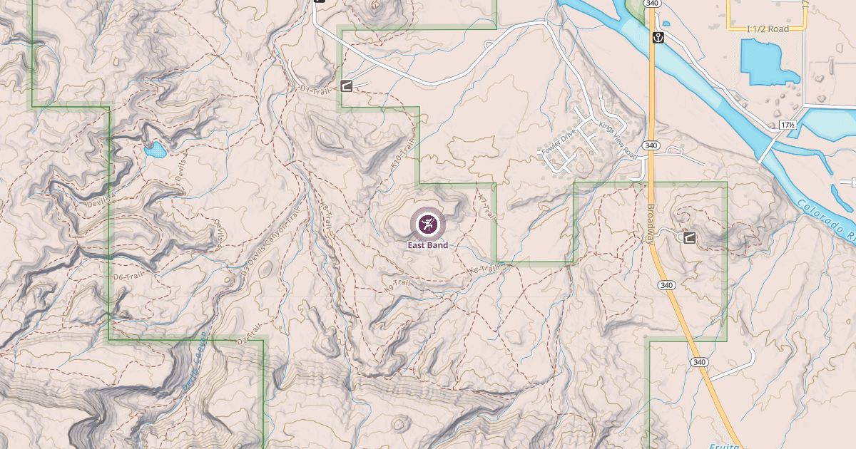 Map preview of East Band
