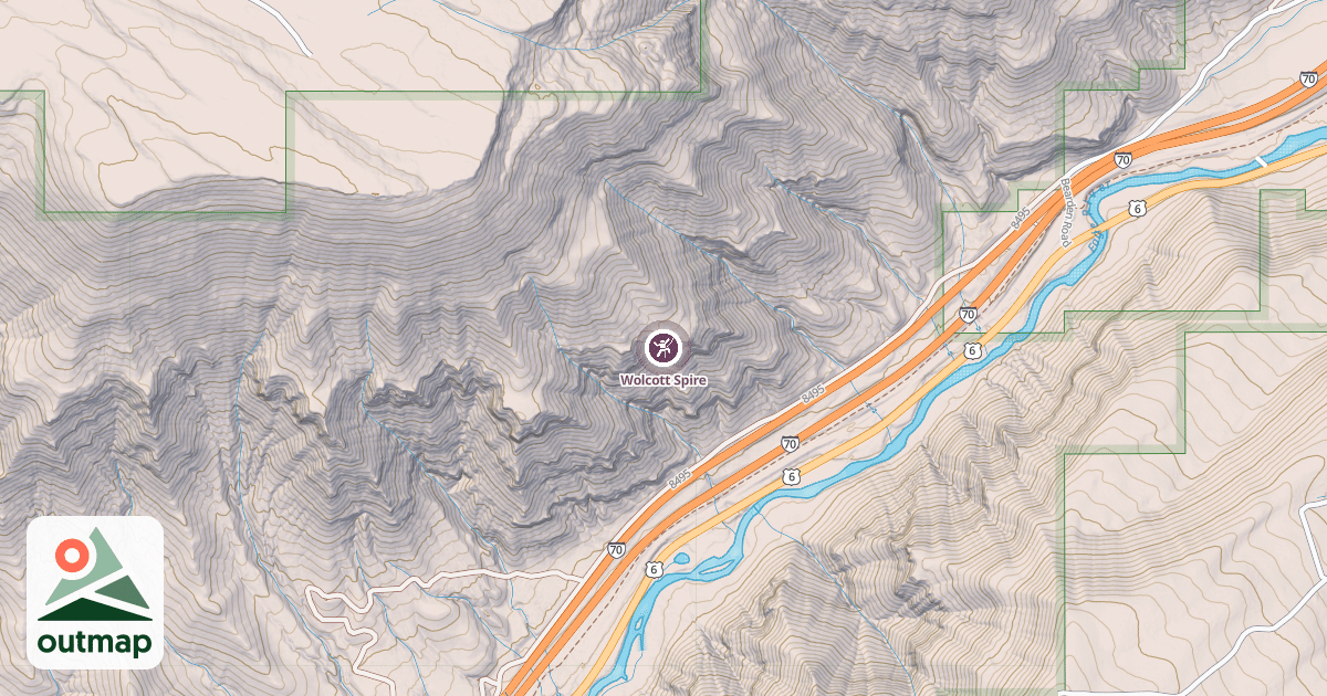 Map of Wolcott Spire