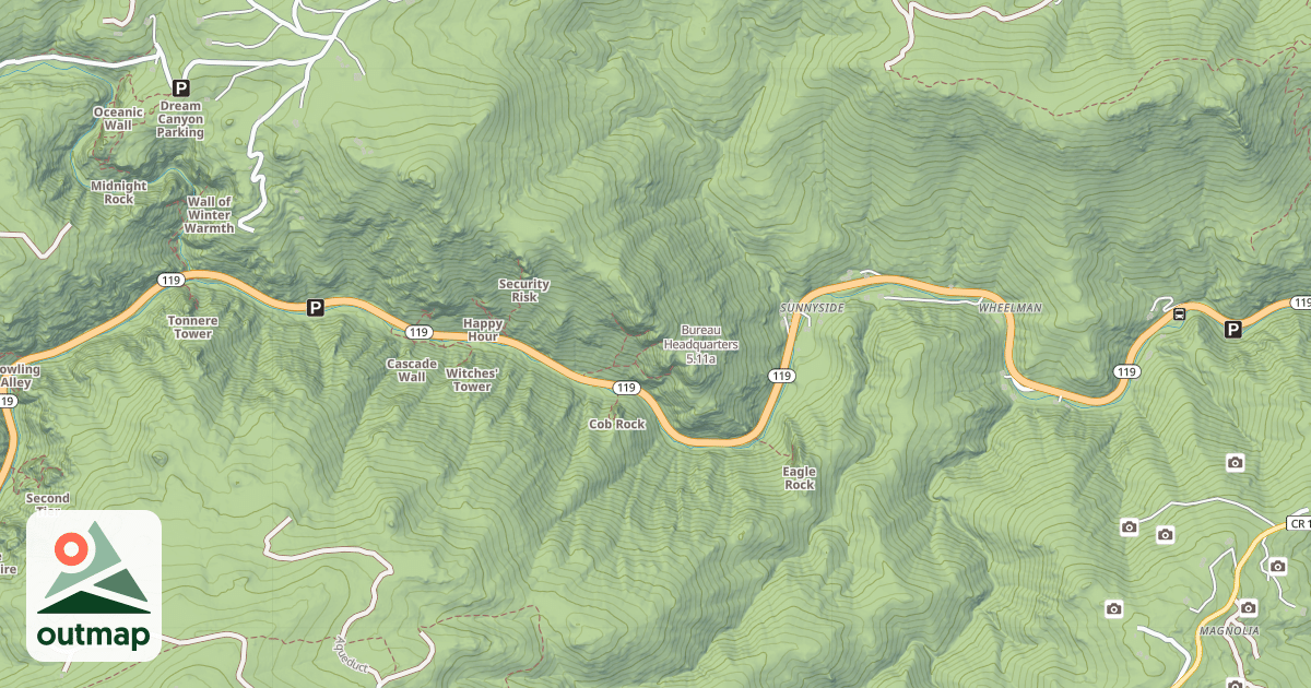 Map of Bureau Headquarters