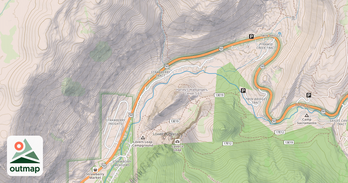Map of Harvey's Wallbangers, Center