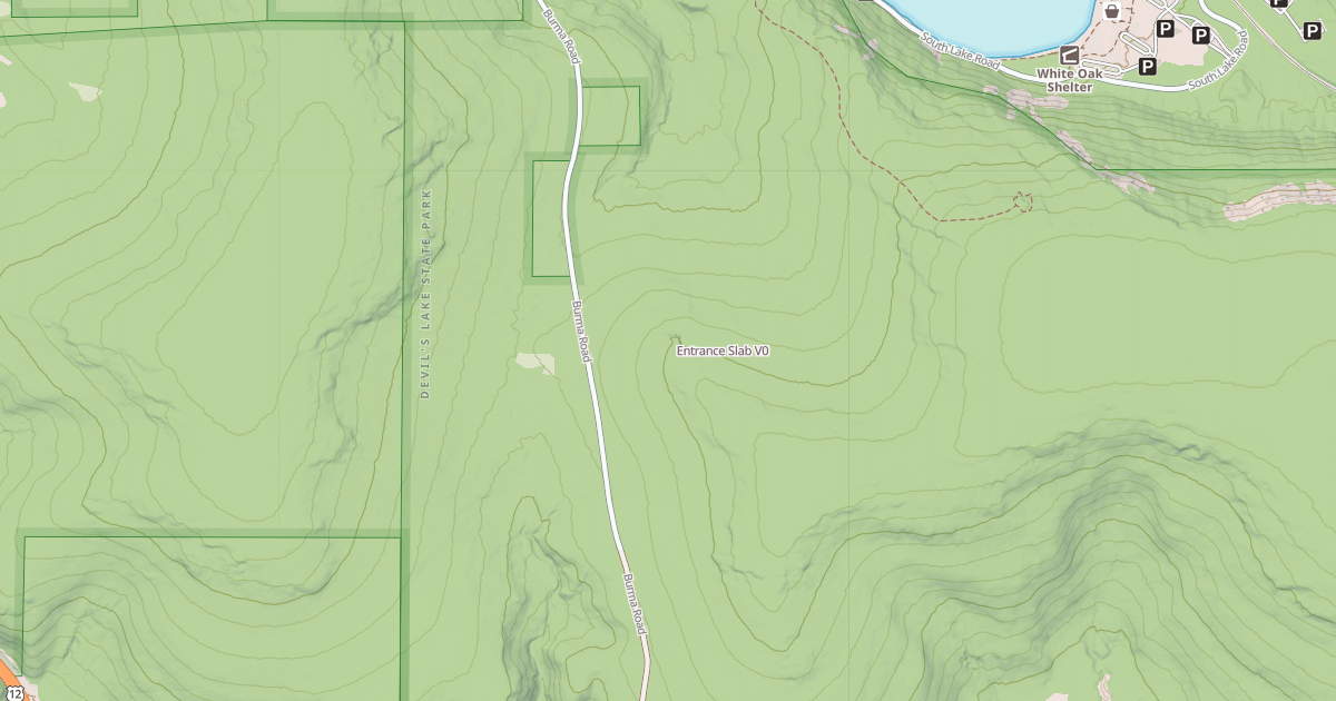 Map preview of Entrance Slab