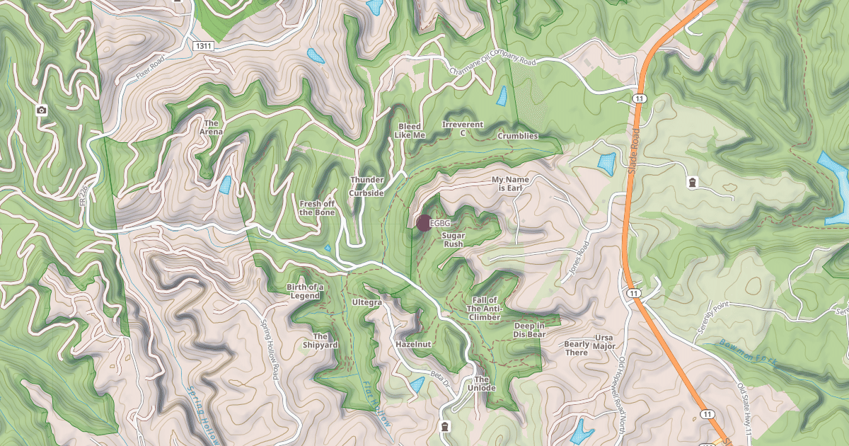 Map preview of EGBG