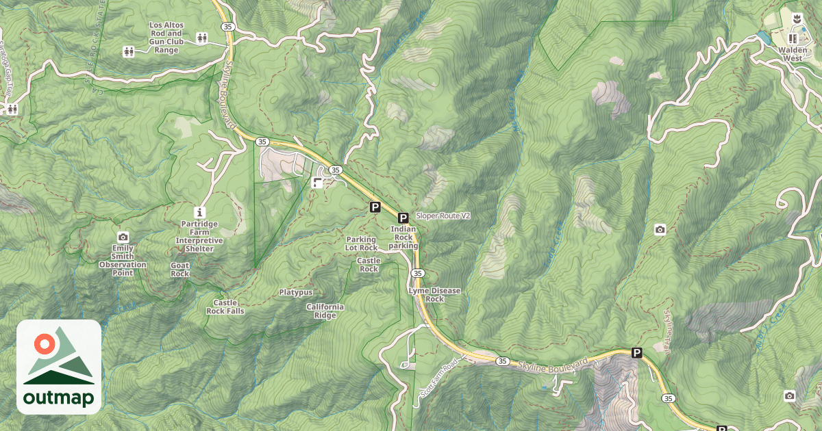 Map of Sloper Route