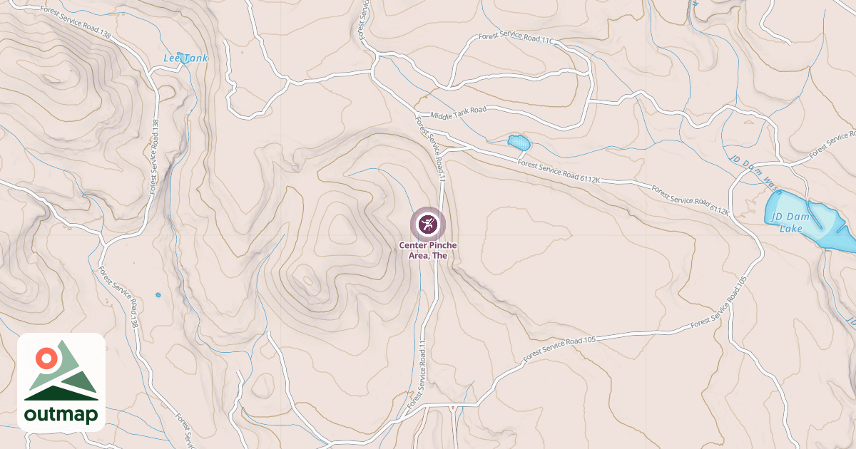 Map of Center Pinche Area, The
