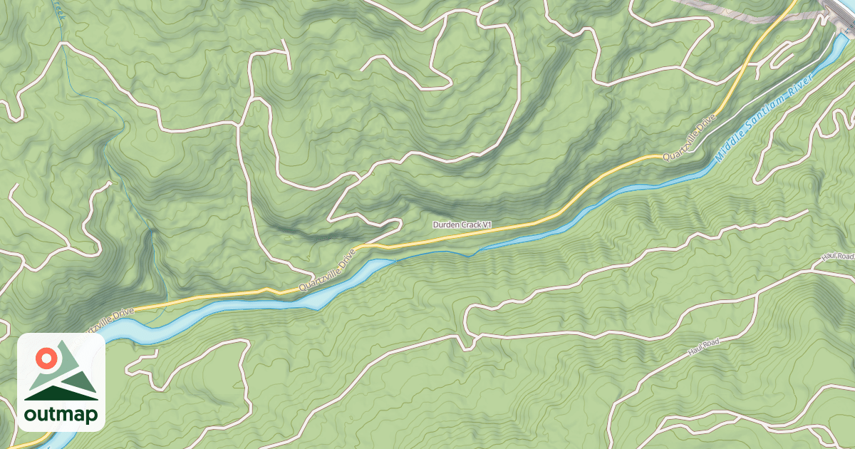 Map of Durden Crack