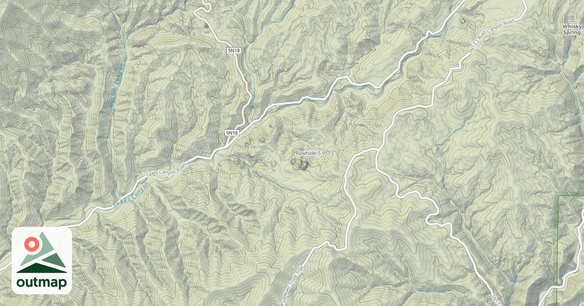 Map of Rawhide