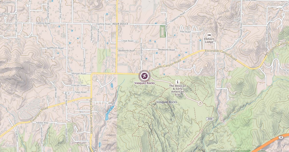 Map preview of Vasquez Rocks