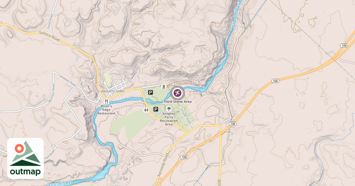Map of Third Stone Area