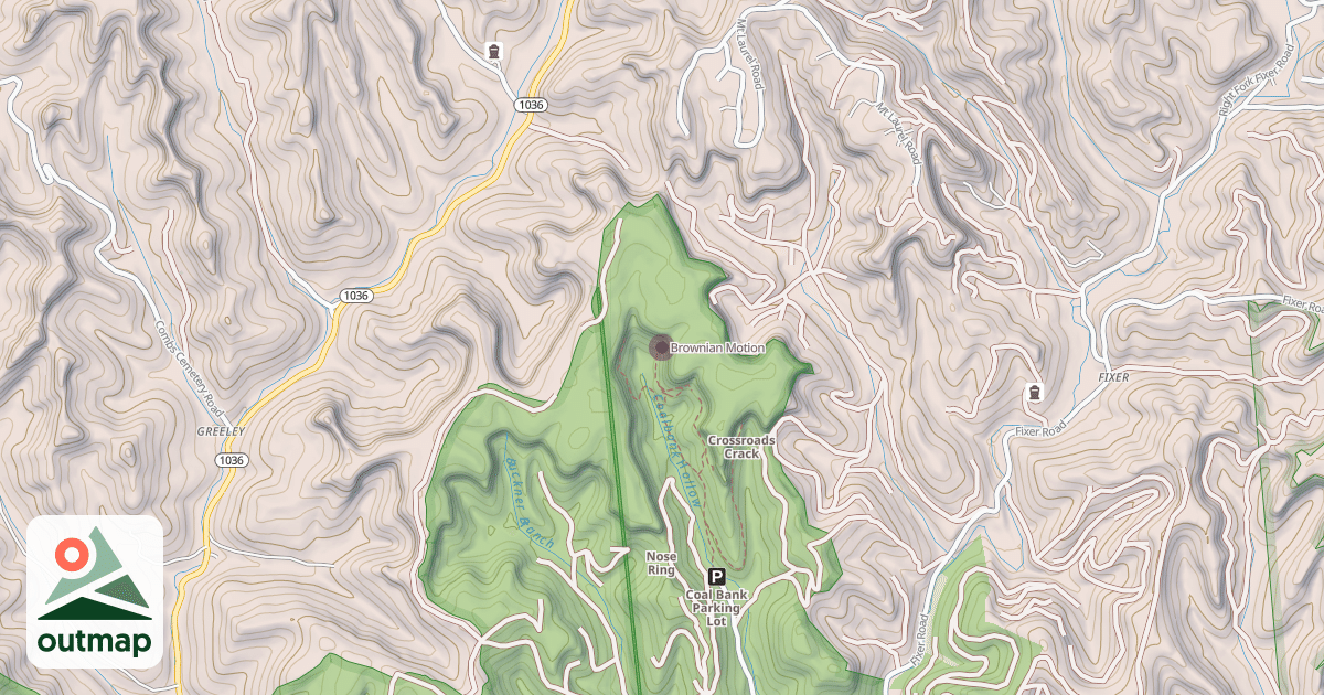 Map of Brownian Motion