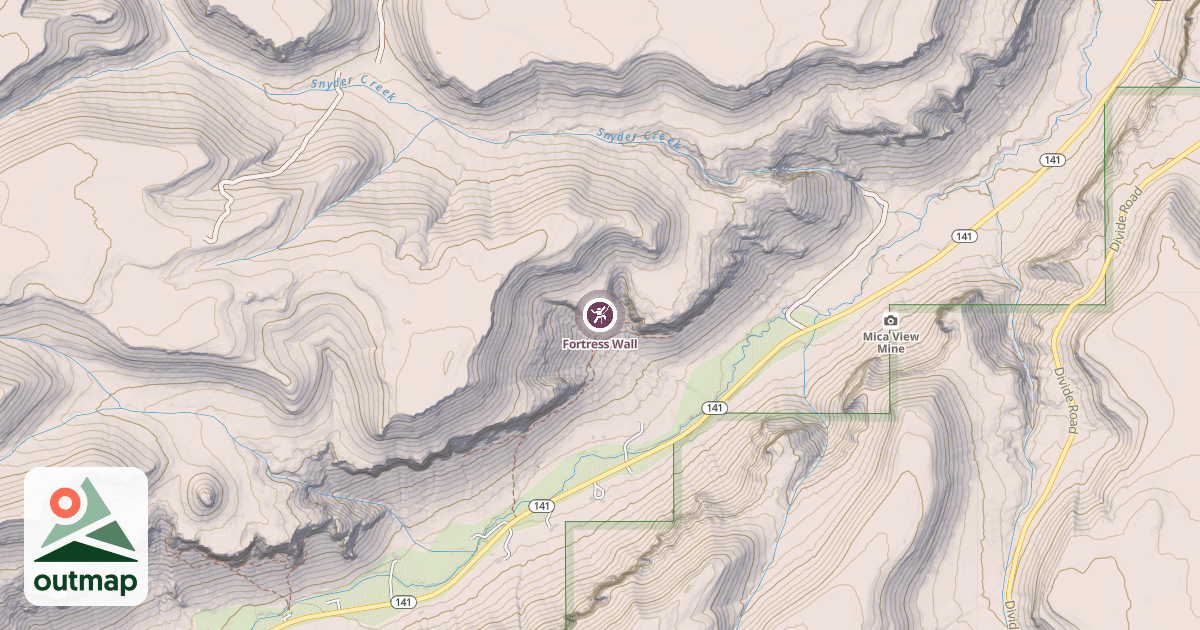 Map of Fortress Wall