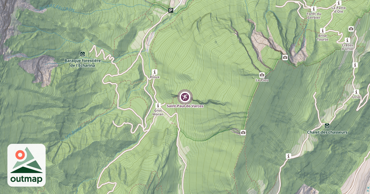 Map of Saint-Paul-de-Varces