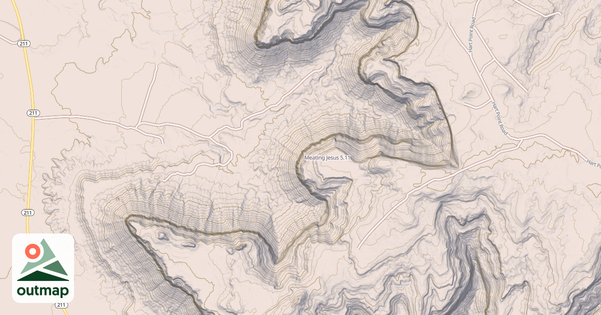 Map of Meating Jesus