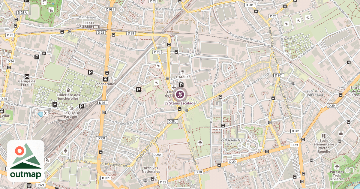 Map of ES Stains Escalade